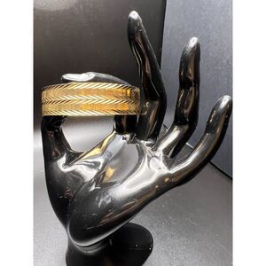 Monet Etched Bangle Bracelet